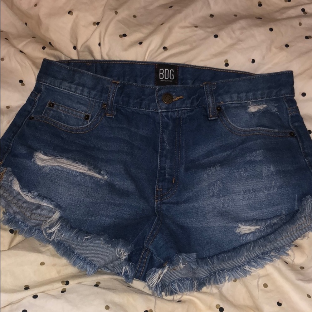 BDG denim shorts size 27